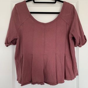 free people mauve top